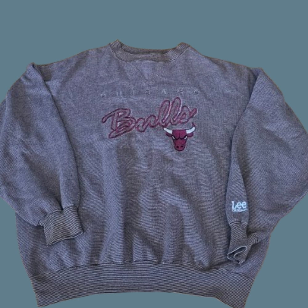 Chicago Bulls Unisex Vintage 90s Y2K Embroidered Crewneck Sweatshirt